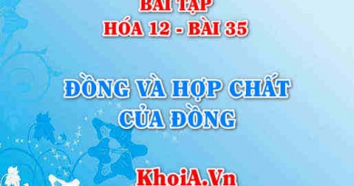 Bài tập Đồng (Cu) và hợp chất của Cu: Giải bài tập 1, 2, 3, 4, 5, 6 trang 158, 159 SGK Hóa 12 bài 35